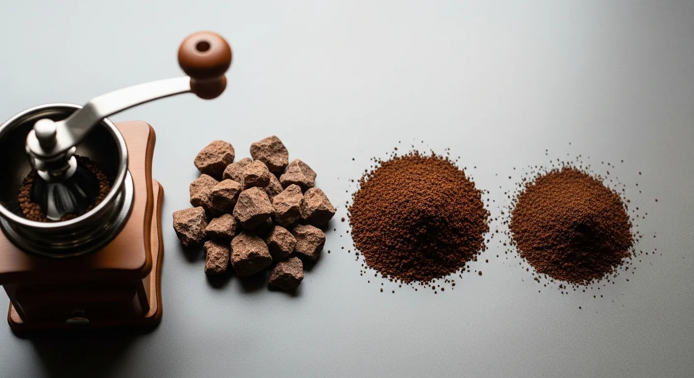 コーヒー粉の粒度と抽出｜粗挽き・中挽き・細挽きの物理学