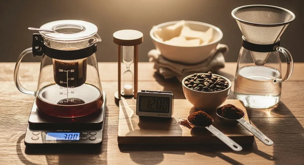 水出しコーヒーの作り方｜コールドブリューの比率と抽出時間
