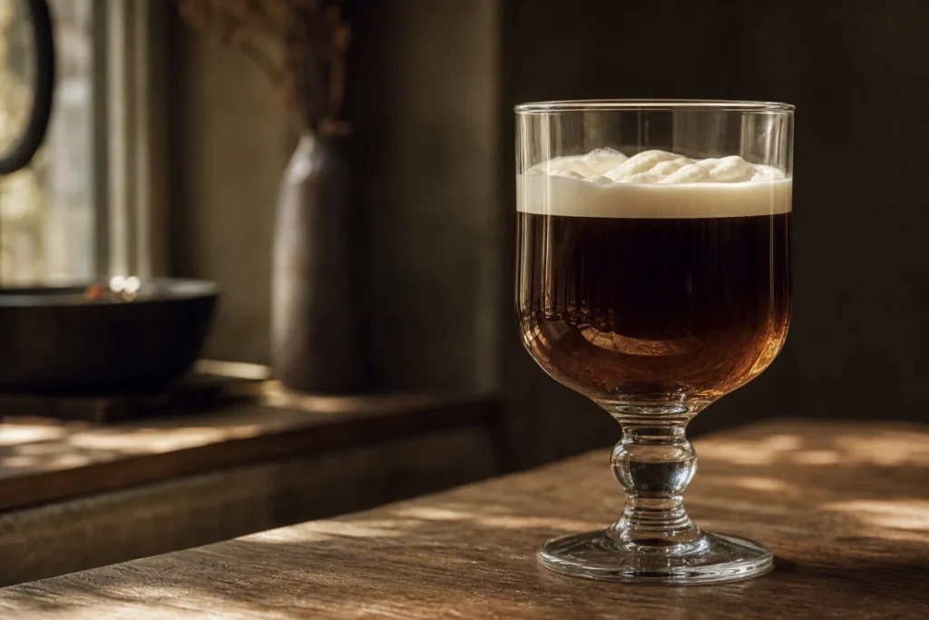 アイリッシュコーヒーの層はなぜ崩れないのか｜構造から読む一杯