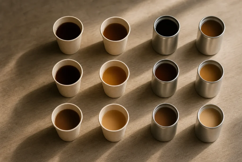 缶コーヒーが「ブラック」「微糖」「カフェオレ」を名乗れる条件