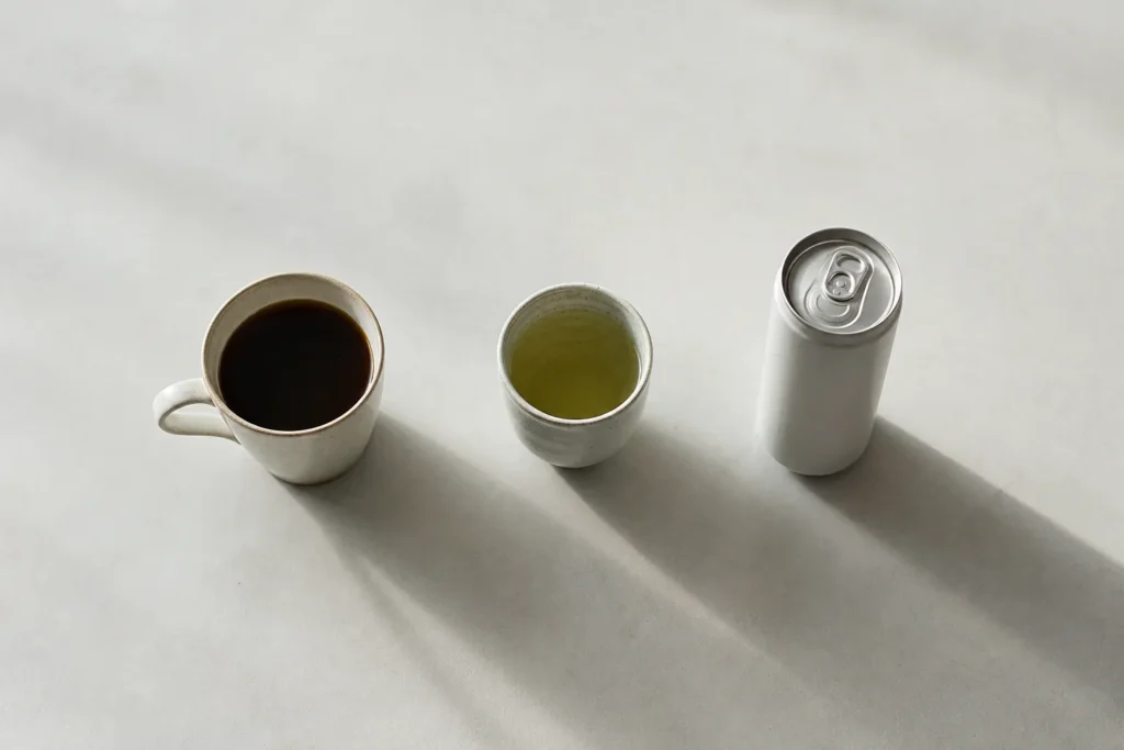 カフェイン含有量の早見表｜コーヒー・玉露・エナジードリンクの本当の比較