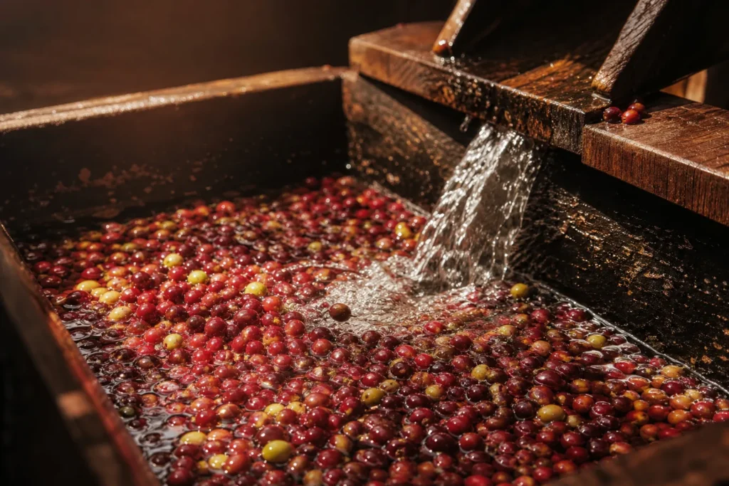 コーヒー精製の水使用量｜「1kgあたり何L」の分母は4種類、40〜50Lから1L前後まで減らす技術